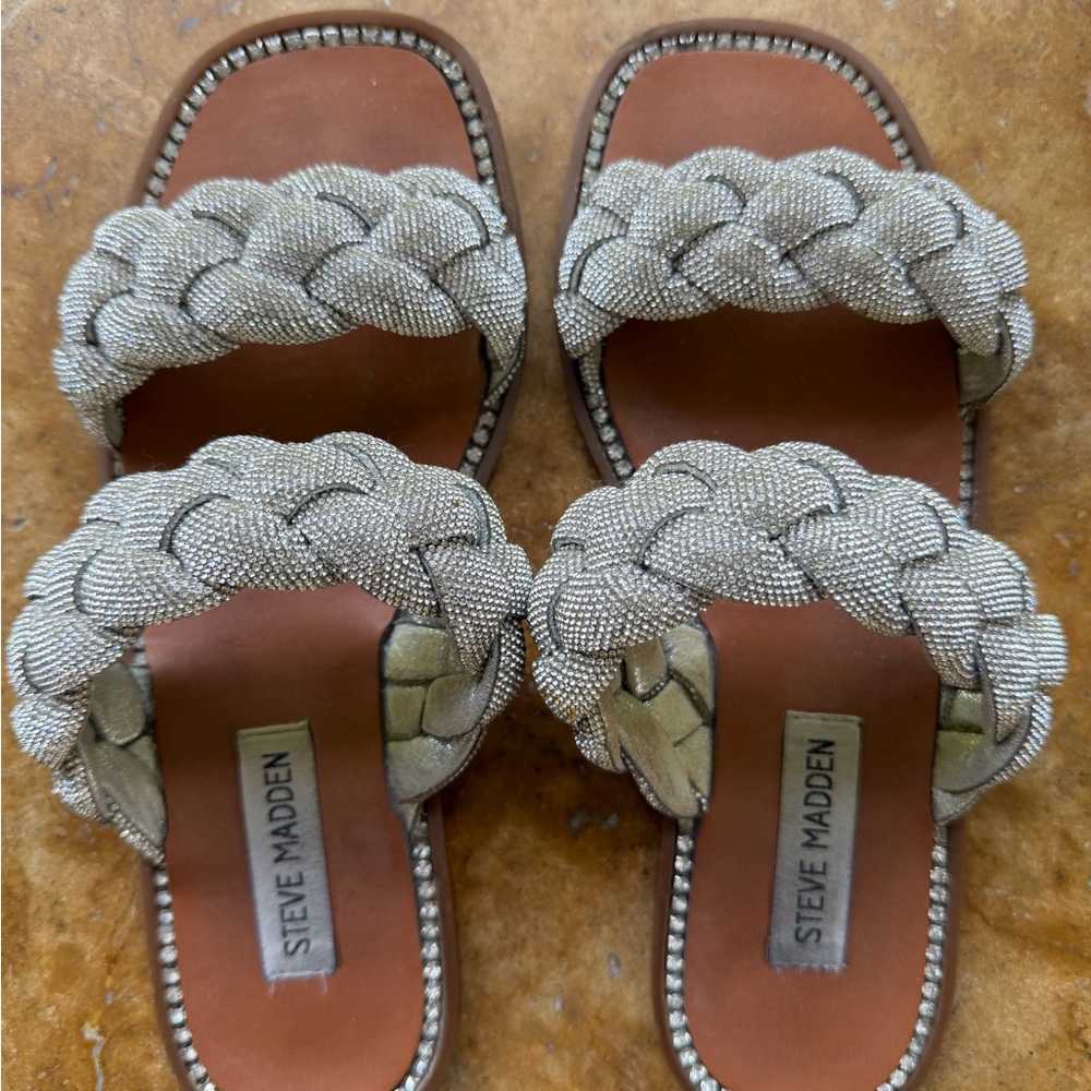 Steve Madden Women's Braided Sandals 7.5